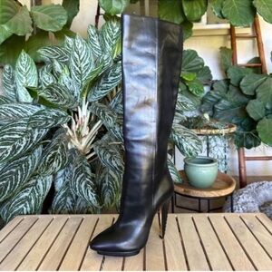 Roberto Cavalli Black Heeled Boots